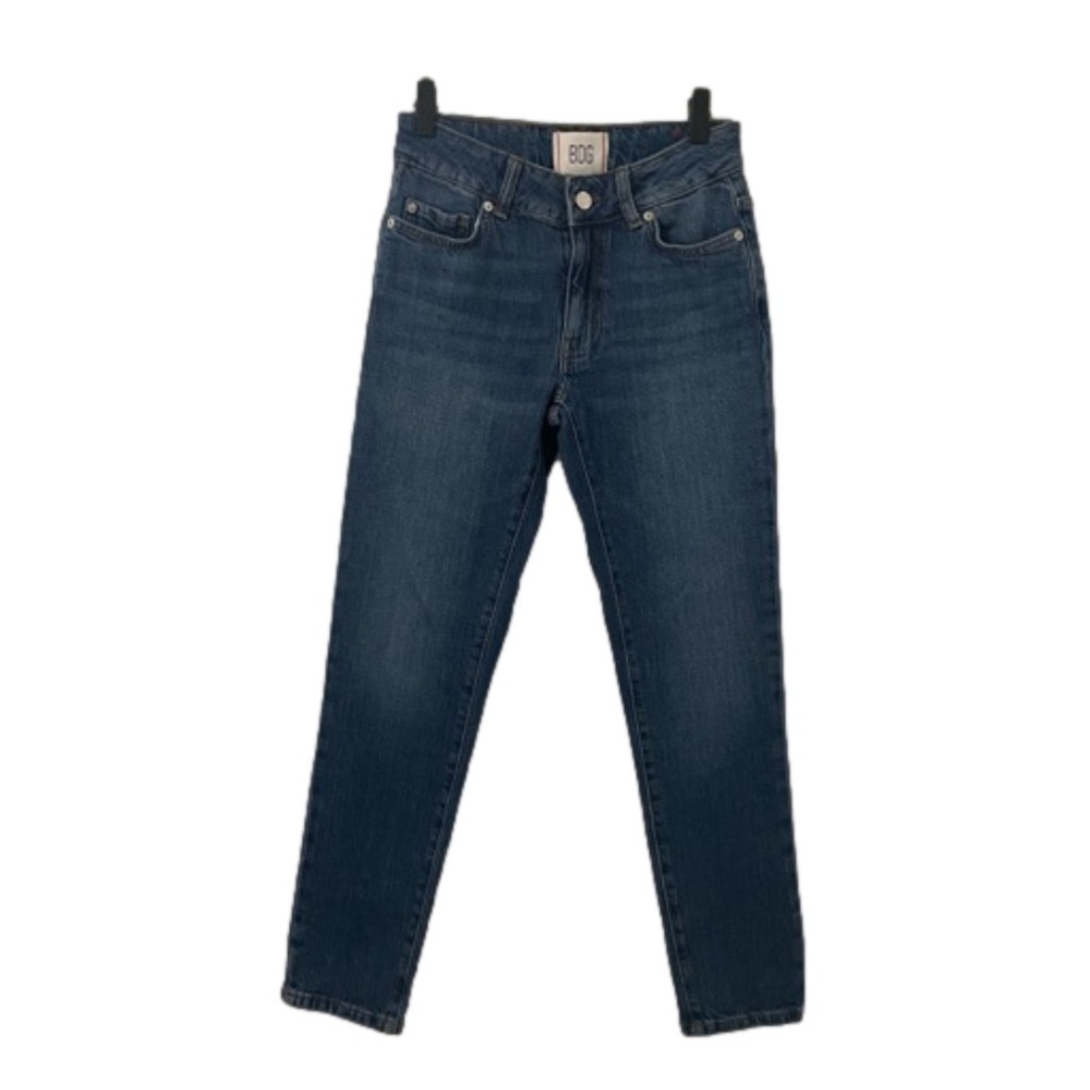 BDG by Urban Outfitters NWT Mid-Rise Skinny Denim Jeans Size 24 Medium Wash